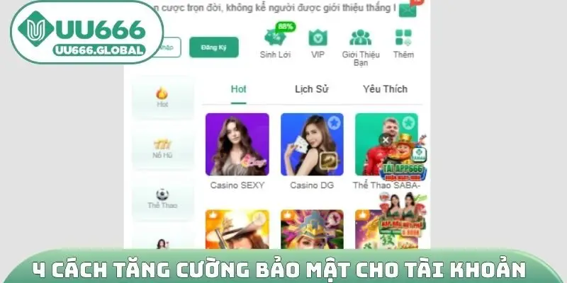 4 cách tăng cường bảo mật cho tài khoản