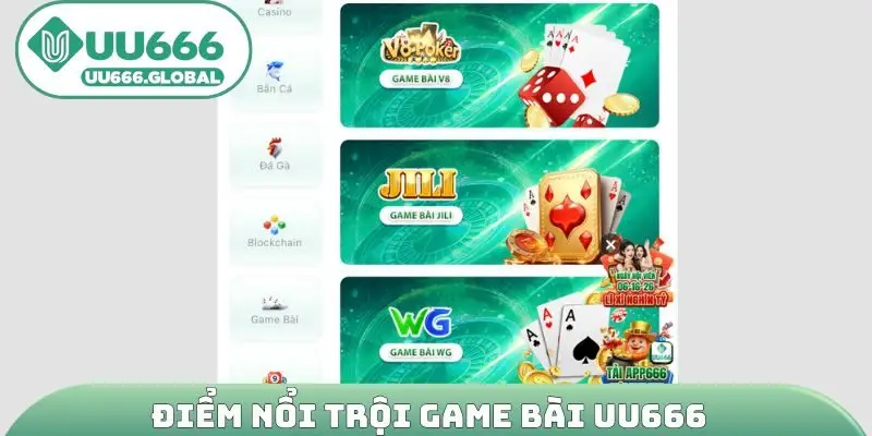 Điểm nổi trội Game bài UU666