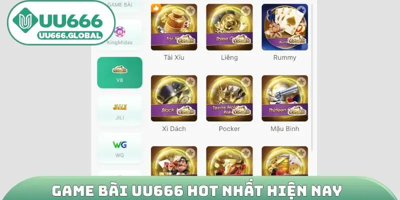 Game bài UU666 hot nhất hiện nay