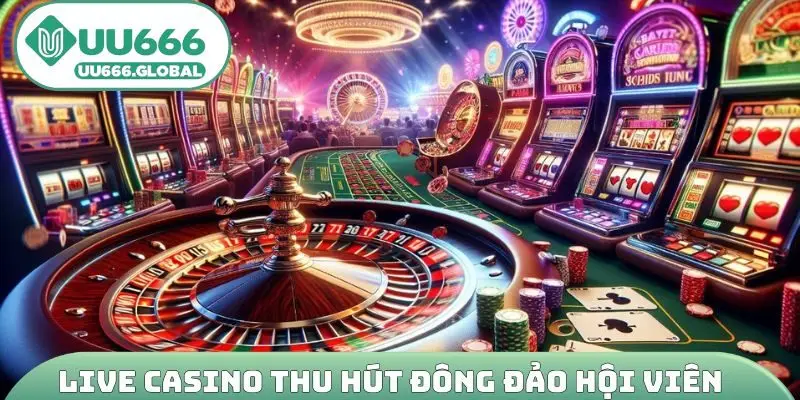 Live casino thu hút đông đảo hội viên mỗi ngày