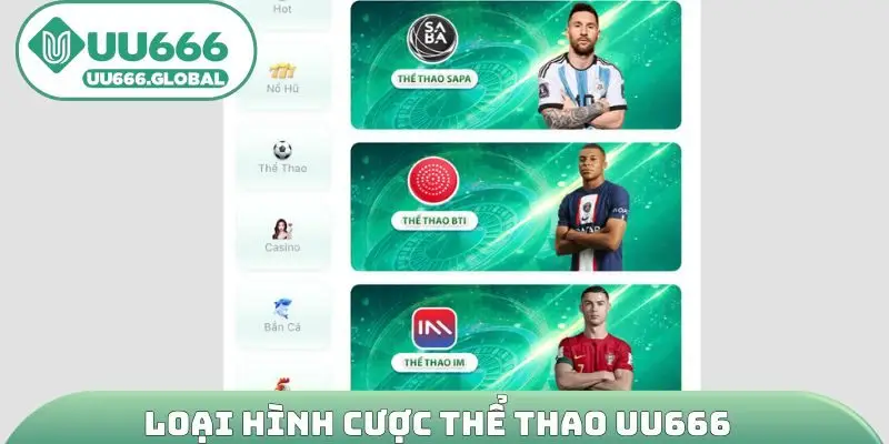 Loại hình cược Thể thao UU666