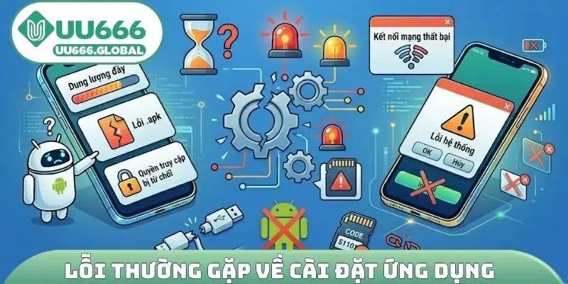 Lỗi thường gặp về cài đặt ứng dụng